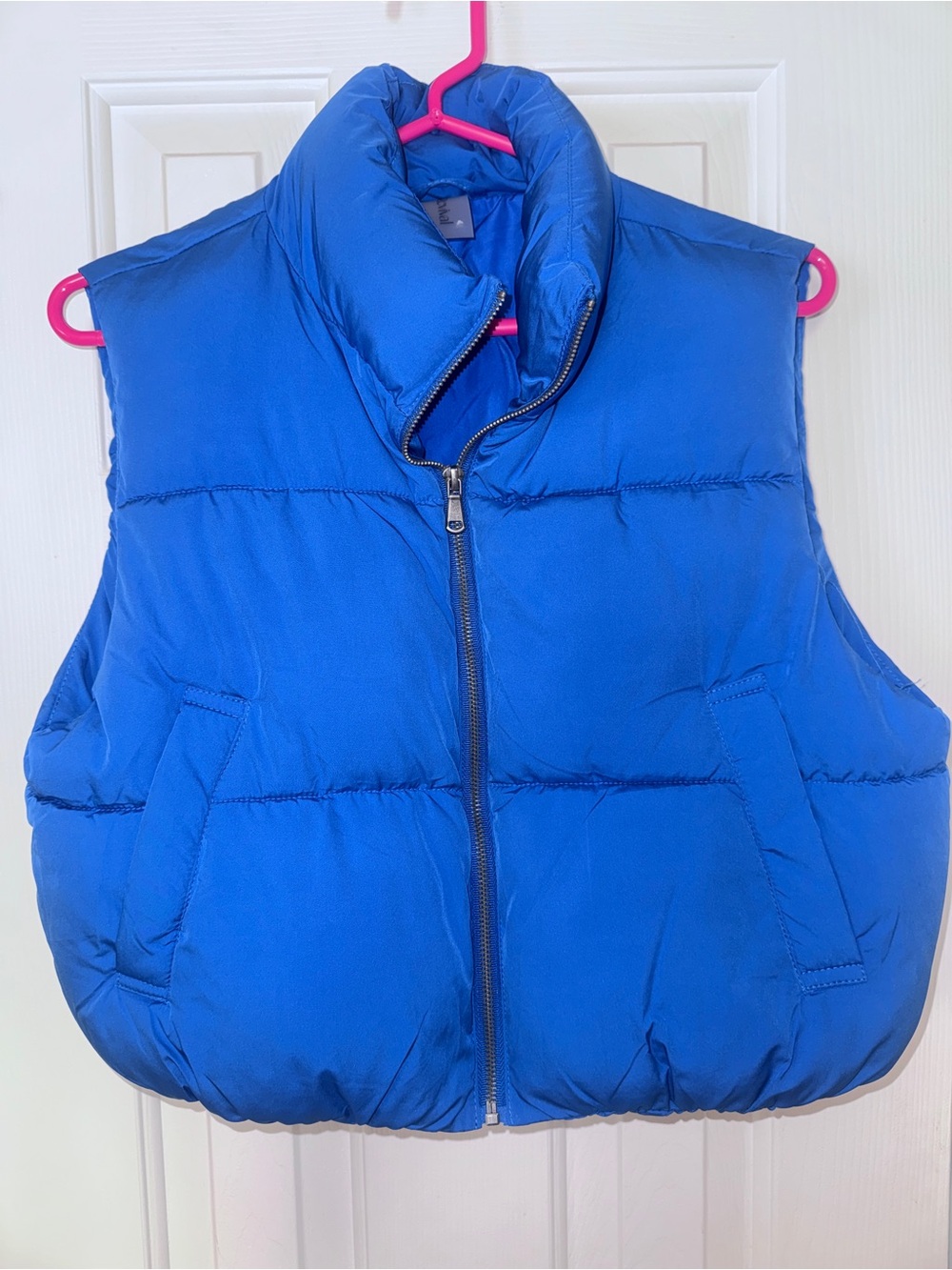 Altar'd State Royal Blue Puffer Vest never worn
